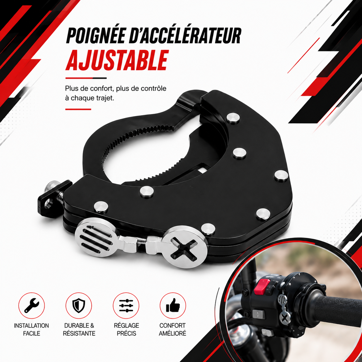 Régulateur de Vitesse Moto Universel