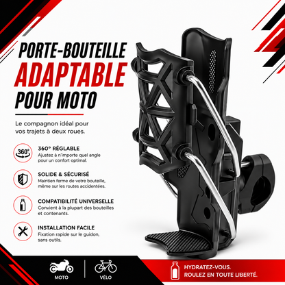PORTE-BOUTEILLE ADAPTABLE POUR MOTORCYCLE
