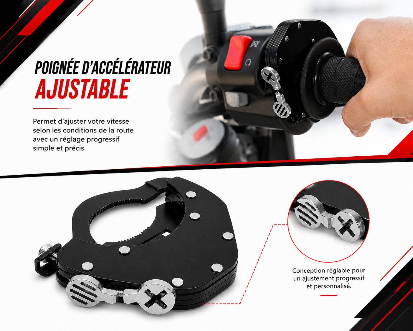 Régulateur de Vitesse Moto Universel