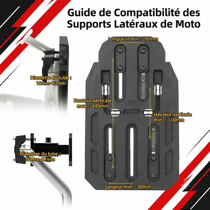 Sac Latéral Moto 35L Rhinowalk Mechanic — Quick-Release · Waterproof · MOLLE