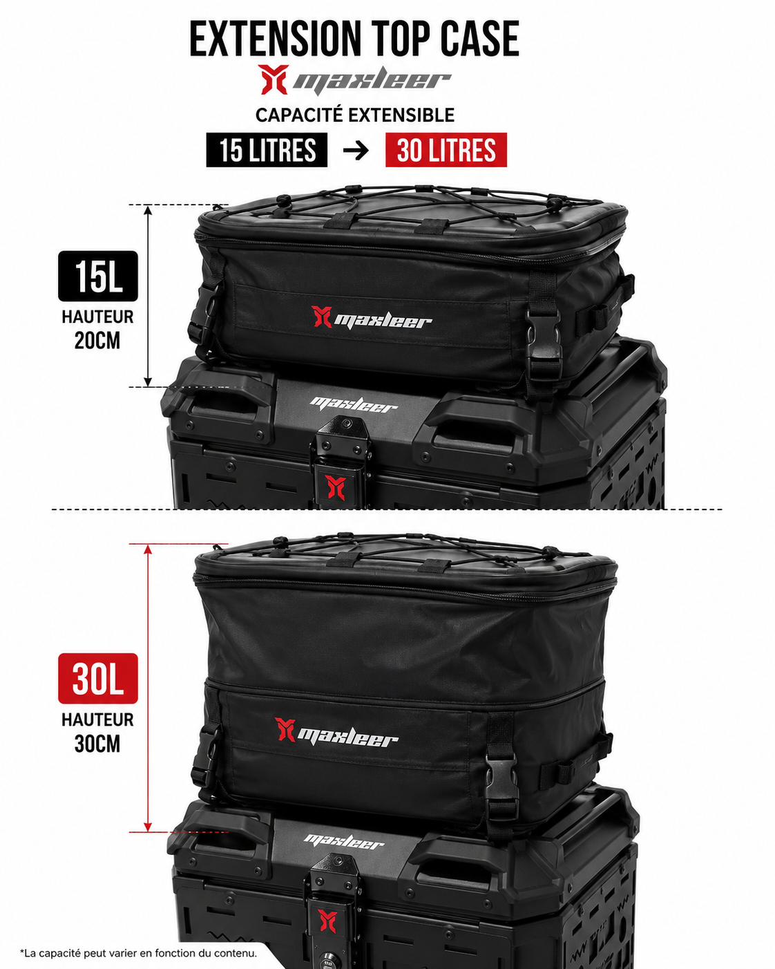 EXTENTION TOP CASE MAXLEER